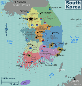 South_Korea_regions_map